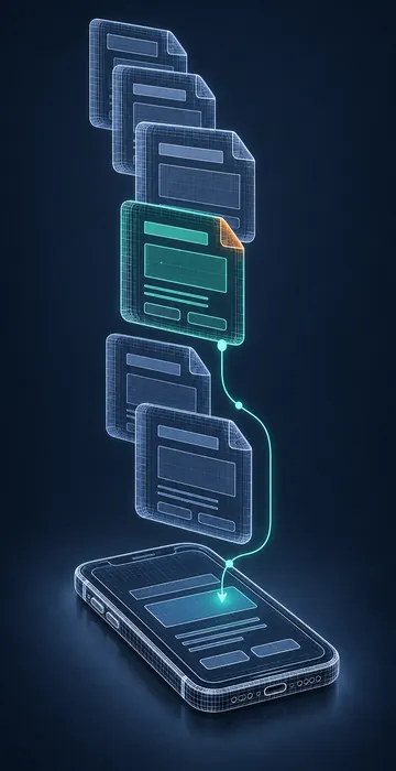 AI Chatbots for Performance Support – Help at the Moment of Need - 3D Wireframe Animation