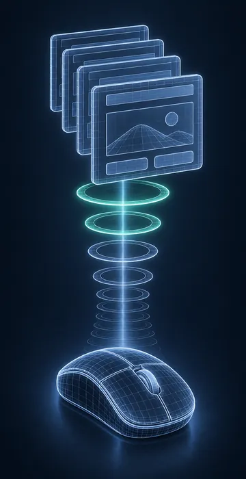 AI in the Storyline Workflow – Where It Saves the Most Clicks - 3D Wireframe Animation