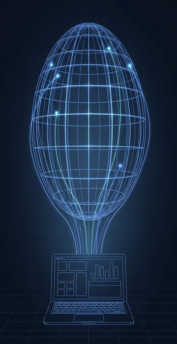 Can AI Translate eLearning Courses? – Localization That Holds Up - 3D Wireframe Animation