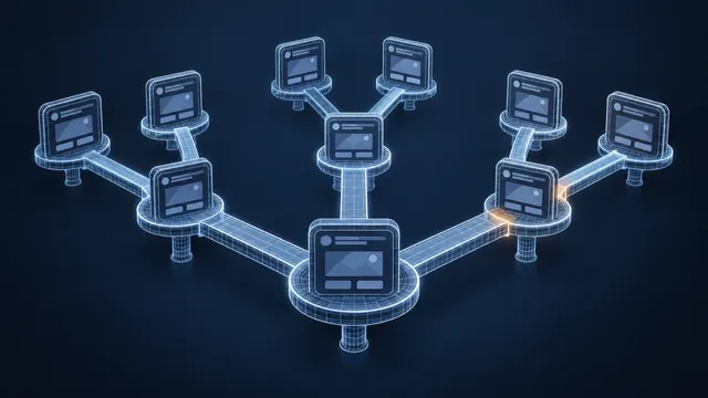How to Build Branching Scenarios That Feel Real - 3D Wireframe Animation