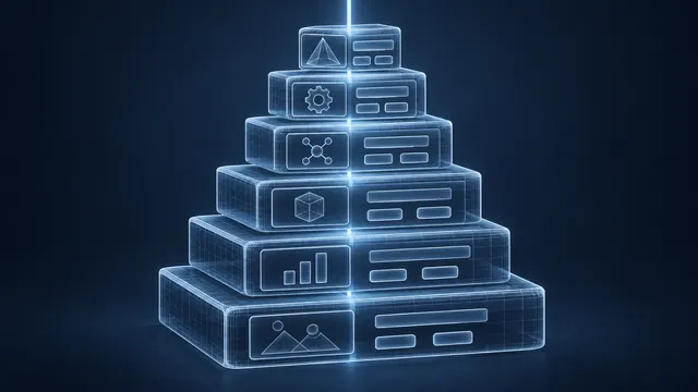 How to Use Bloom's Taxonomy in eLearning – Verbs and Activities - 3D Wireframe Animation