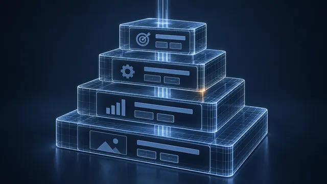 What Is the Kirkpatrick Model? – The Four Levels Explained - 3D Wireframe Animation