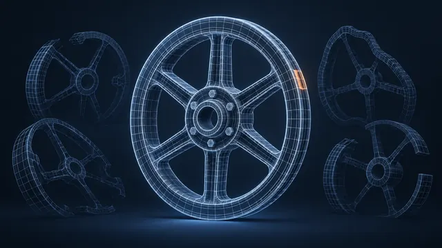 When eLearning Teams Reinvent the Wheel – Why Proven Processes Win - 3D Wireframe Animation