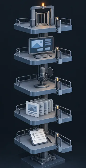 eLearning Project Management – A Practical Playbook - 3D Cutaway Animation