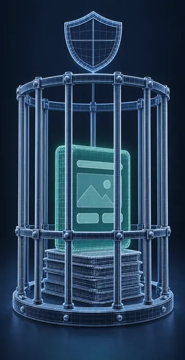 How Government Training Teams Can Adopt AI Responsibly - 3D Wireframe Animation