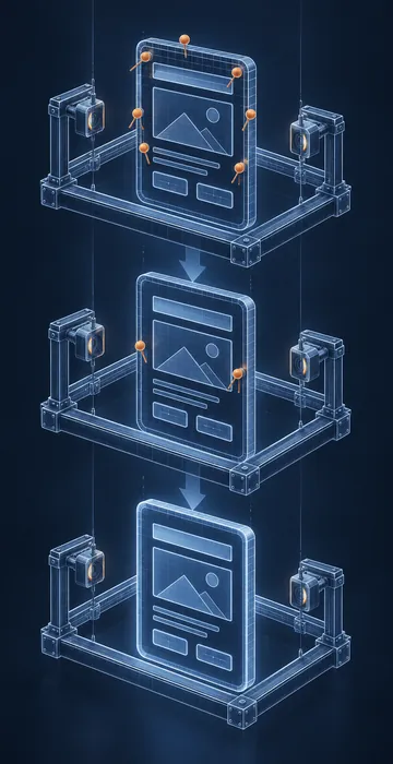 How Many Review Rounds Should an eLearning Course Have? - 3D Wireframe Animation