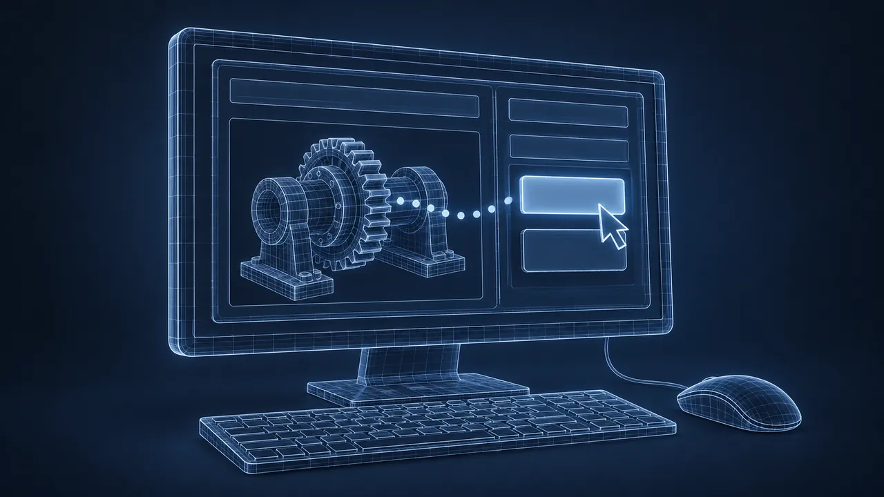 How to Build Software Simulations – Show Me, Try Me, Test Me - 3D Wireframe Animation