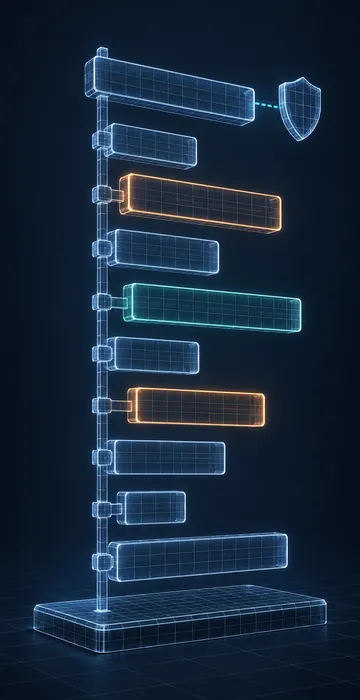 Using AI for eLearning Project Management – Plans and Risk - 3D Wireframe Animation