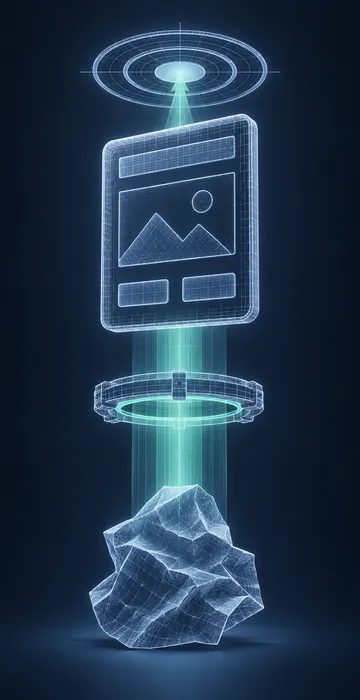 Using AI to Draft Learning Objectives – Aligned with Bloom's - 3D Wireframe Animation
