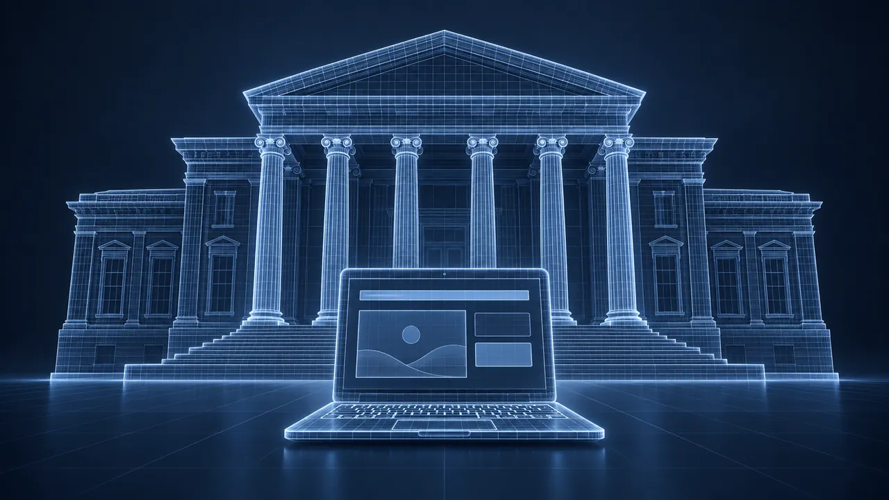 What Does Section 508 Mean for eLearning? - 3D Wireframe Animation