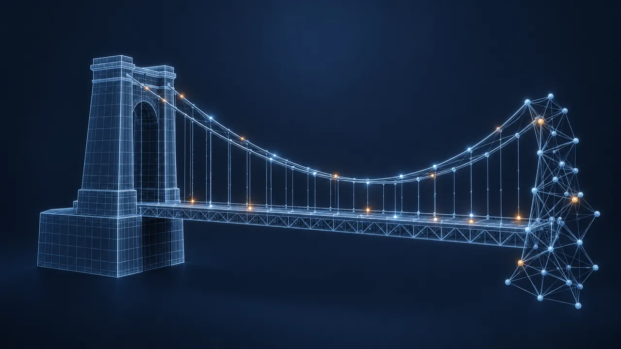 What Is cmi5? – The Bridge Between SCORM and xAPI - 3D Wireframe Animation
